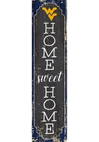 West Virginia Mountaineers 48 Inch Home Sweet Home Leaner Sign - Blue