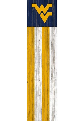 West Virginia Mountaineers 48 Inch Flag Leaner Sign - Blue