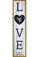West Virginia Mountaineers 48 Inch Love Leaner Sign - Blue