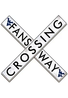 West Virginia Mountaineers 48 Inch Fans Way Crossing Wall Art