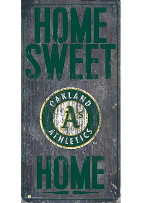 Oakland Athletics Home Sweet Home Sign - Green