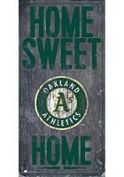 Oakland Athletics Home Sweet Home Sign - Green