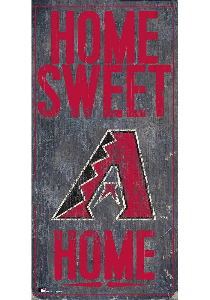 Arizona Diamondbacks Home Sweet Home Sign - Red