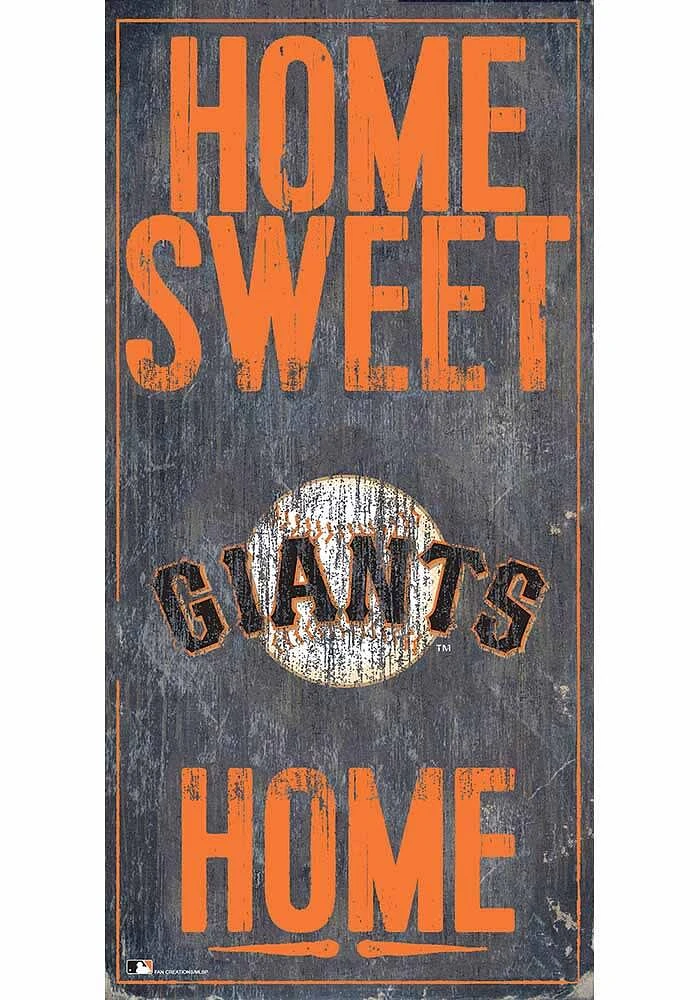 San Francisco Giants Home Sweet Home Sign - Orange