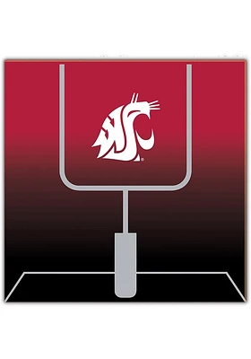 Washington State Cougars Goal Gradient Sign - Red