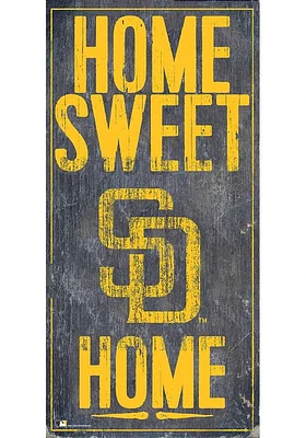 San Diego Padres Home Sweet Home Sign - Brown