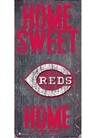 Cincinnati Reds Home Sweet Home Sign - Red