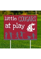 Washington State Cougars Little Fans at Play Yard Sign - Red