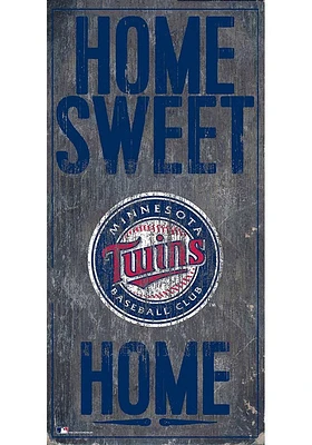 Minnesota Twins Home Sweet Home Sign - Blue