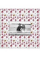 Washington State Cougars Floral Pattern Picture Frame - Red