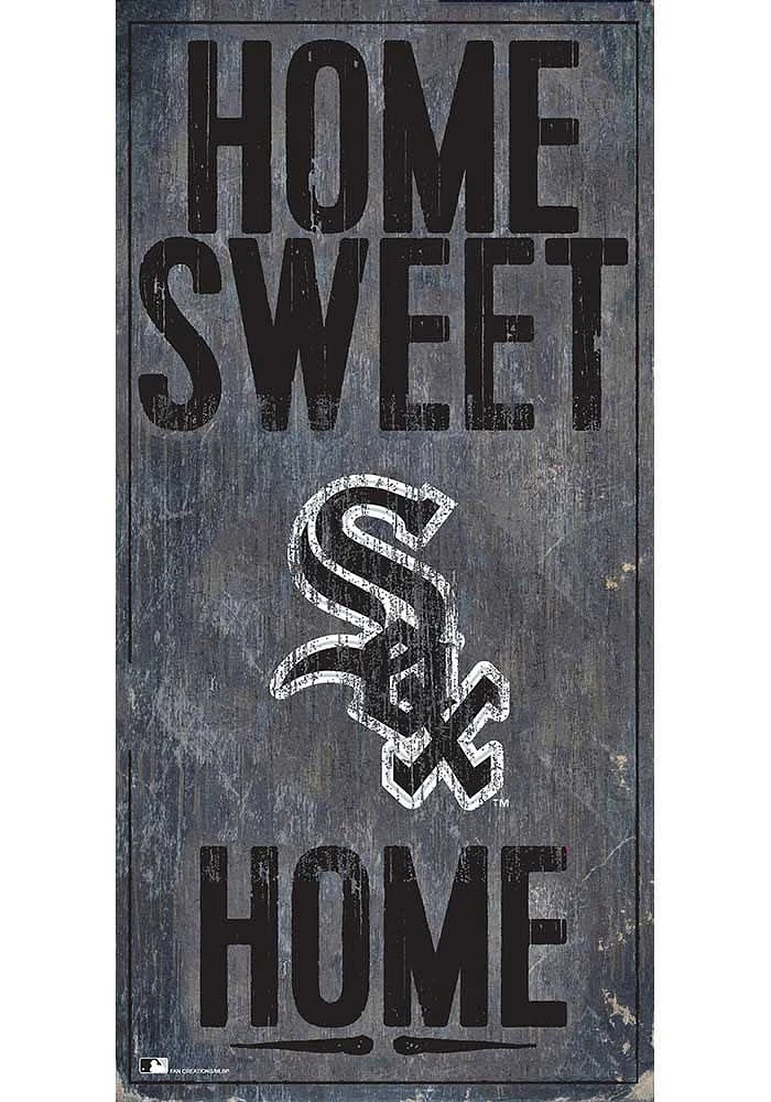 Chicago White Sox Home Sweet Home Sign - Black