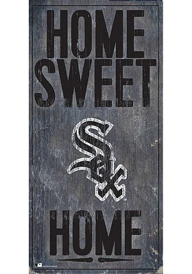 Chicago White Sox Home Sweet Home Sign - Black