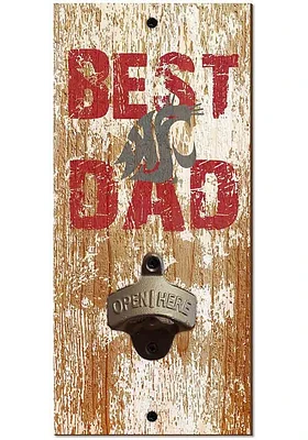 Washington State Cougars Best Dad Bottle Opener Sign - Red