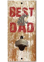 Washington State Cougars Best Dad Bottle Opener Sign - Red