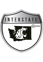 Washington State Cougars 24in OHT Camo Interstate Sign - Red