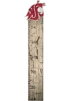 Washington State Cougars Growth Chart Sign - Red
