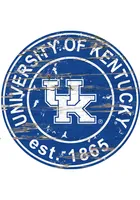 Kentucky Wildcats Established Date Circle 24 Inch Sign