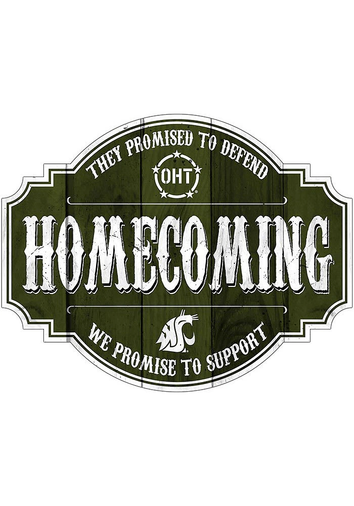 Washington State Cougars OHT 24in Homecoming Tavern Sign - Red