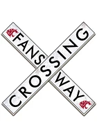 Washington State Cougars 48 Inch Fans Way Crossing Wall Art