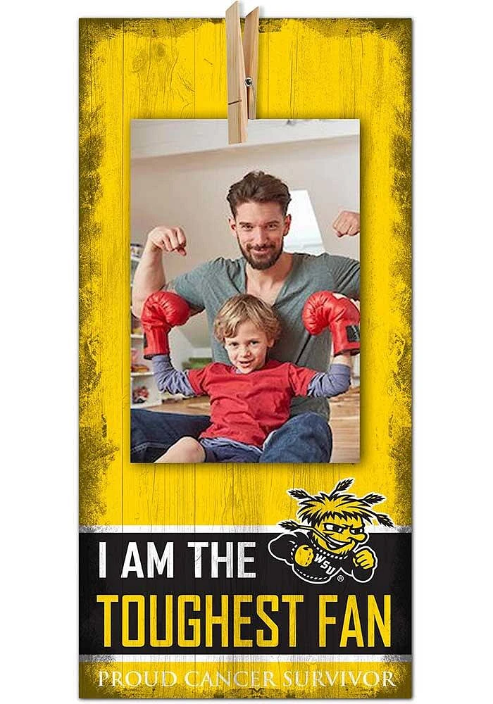 Wichita State Shockers The Toughest Fan Sign - Yellow