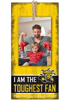 Wichita State Shockers The Toughest Fan Sign - Yellow