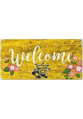 Wichita State Shockers Welcome Floral Sign - Yellow