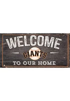 San Francisco Giants Welcome Distressed Sign - Orange