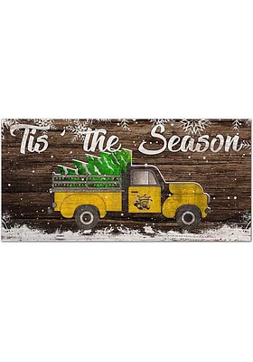 Wichita State Shockers Tis the Season 6x12 Sign - Yellow
