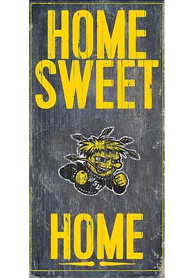 Wichita State Shockers Home Sweet Home Sign - Yellow