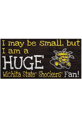 Wichita State Shockers Huge Fan Sign - Yellow