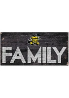Wichita State Shockers Family 6x12 Sign - Yellow