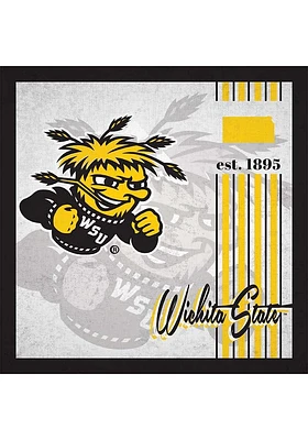 Wichita State Shockers Album Sign - Yellow