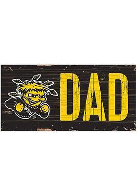Wichita State Shockers DAD Sign - Yellow