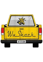 Wichita State Shockers Truck Back Cutout Sign - Yellow