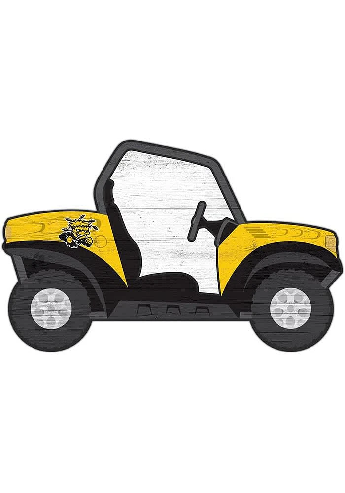 Wichita State Shockers ATV Cutout Sign - Yellow