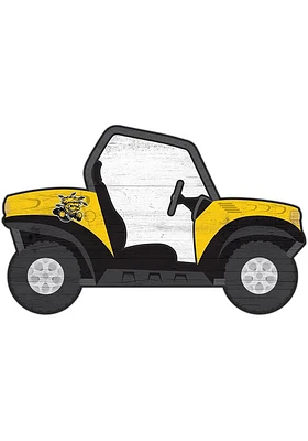 Wichita State Shockers ATV Cutout Sign - Yellow