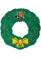 Wichita State Shockers Team Wreath 16 Inch Sign - Yellow