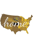 Wichita State Shockers USA Shape Cutout Sign - Yellow