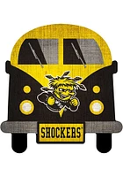 Wichita State Shockers Team Bus Sign - Yellow