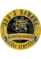 Wichita State Shockers Dads Garage Sign - Yellow