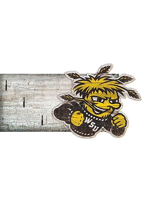 Wichita State Shockers Key Holder Sign - Yellow