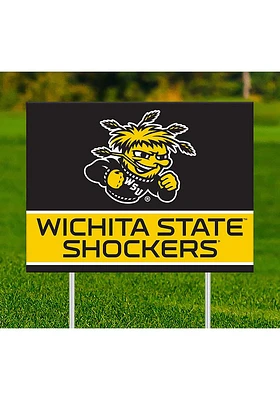 Wichita State Shockers Team Yard Sign - Yellow