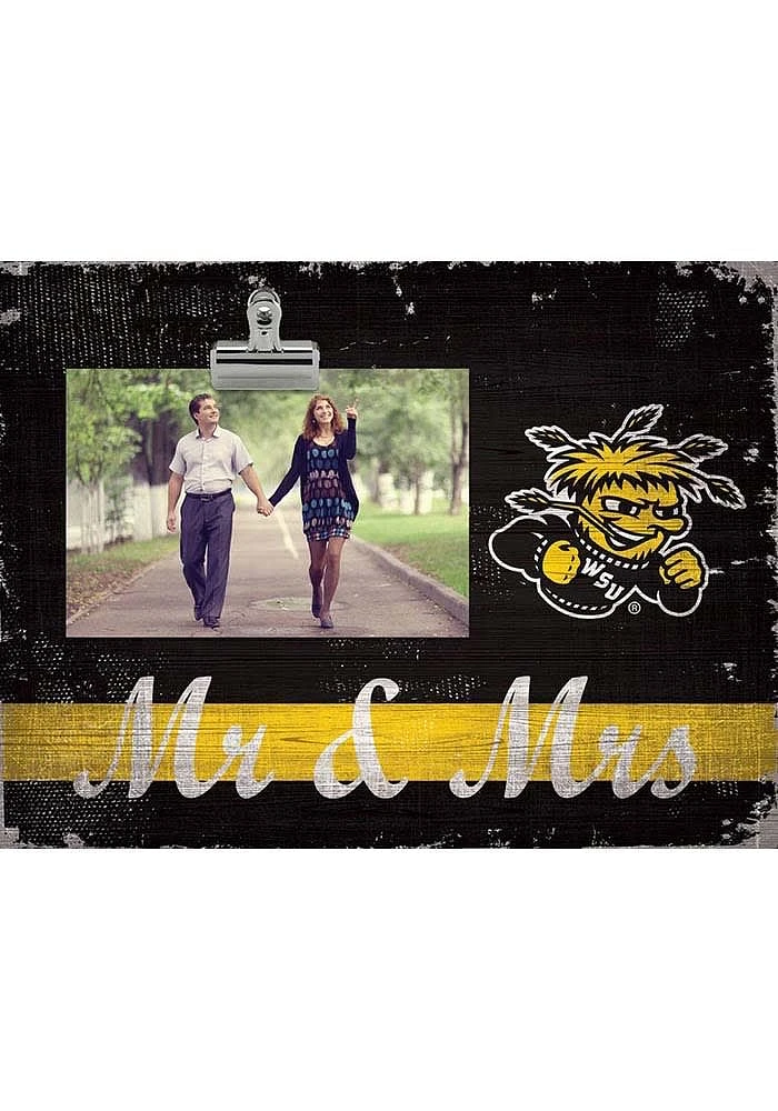Wichita State Shockers Mr and Mrs Clip Picture Frame
