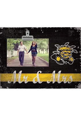 Wichita State Shockers Mr and Mrs Clip Picture Frame