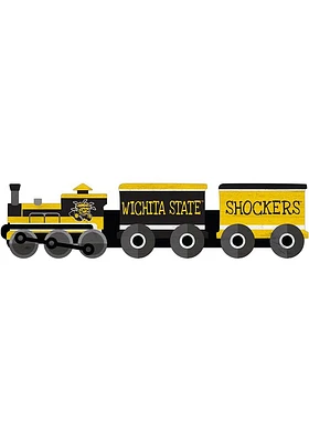 Wichita State Shockers Train Cutout Sign - Yellow