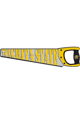 Wichita State Shockers Wood Handsaw Sign - Yellow