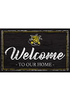 Wichita State Shockers Team Welcome 11x19 Sign - Yellow