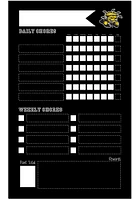 Wichita State Shockers Chore Chalkboard Sign - Yellow