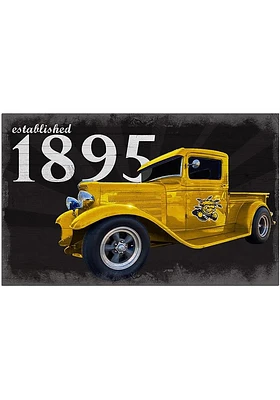 Wichita State Shockers Established Truck Sign - Yellow