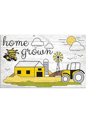 Wichita State Shockers Home Grown Sign - Yellow